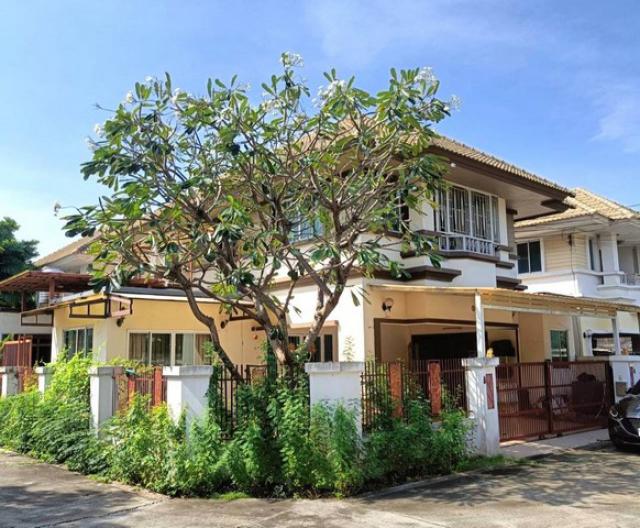 บ้านปล่อยเช่า บ้านเดี่ยว2ชั้นแปลงหัวมุม 49ตรว. ราชพฤกษ์-พระราม5 ใกล้วงเวียนพระราม5